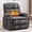 Dark gray, variant on Oversized Power Recliner Chair with 26" Wide Seat, Lumbar Support, Heated & Massage Function – Ideal for Big & Tall Adults, Home Theater Lounging, Pregnant Women