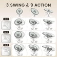 thumbnail image 3 of Baby Swing Zoicay eléctrico 3 en 1 con sensor de movimiento y Bluetooth, 3 of 9