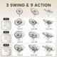thumbnail image 3 of Baby Swing Zoicay eléctrico 3 en 1 con sensor de movimiento y Bluetooth, 3 of 9