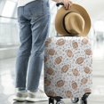 thumbnail image 2 of Football with Symbols Pattern Luggage Cover Fashion Suitcase Cover Baggage Covers Fit 25-28 Inch Luggage (Go Travel), 2 of 5