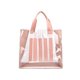 thumbnail image 1 of Bolsa de compras transparente de PVC para mujer a la moda, grande de retazos (rosa) Ehuebsd Para Estrenar, 1 of 9