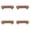 Brown 4Packs, variant on Small Wood Pallet Base Stand Farmhouse Bathroom Decor Wooden Kitchen Soap Dish Holder Dressing Counter Brown 1Packs 21.8x9.1 cm