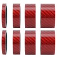 thumbnail image 1 of Lot de 2 entretoises de fourche avant de vélo en fibre de carbone 5/10/15/20 mm, rondelles rouges, 1 of 4