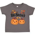 thumbnail image 3 of Inktastic Big Brother Pumpkins with Fall Leaves Boys Toddler T-Shirt, 3 of 5