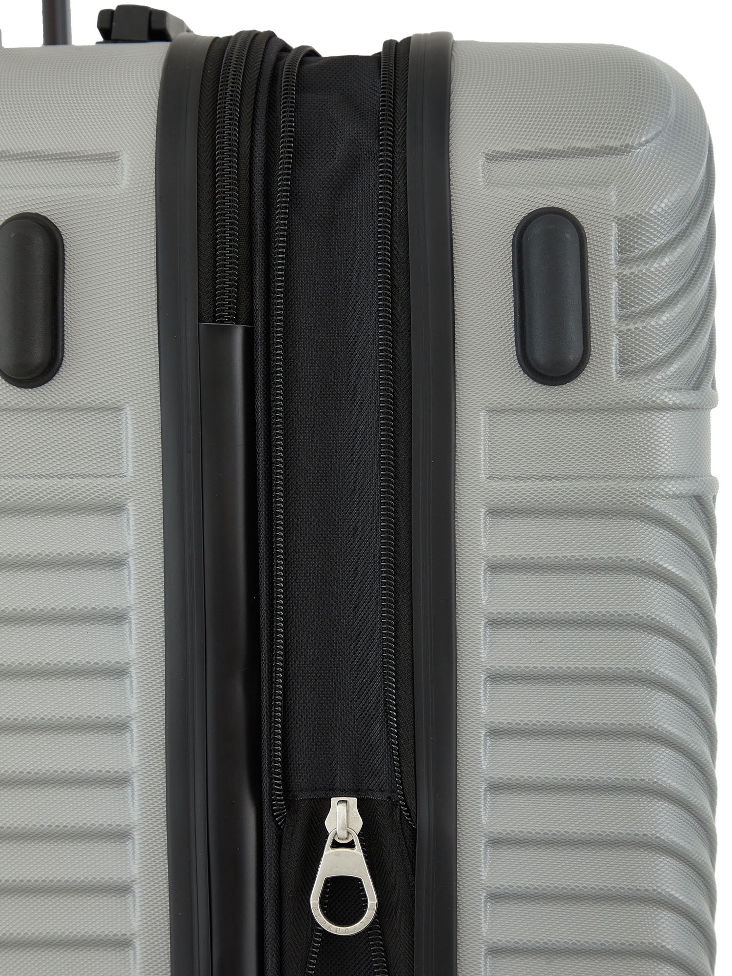 Wrangler 20-inch Expandable Hard Side Carry-on Luggage, Sharkskin Gray
