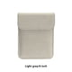 thumbnail image 2 of Seitruly Funda protectora para tableta Funda protectora Estuche de suministros de cuero Fuax Bolsa de inserción Bolsas ligeras para accesorios Computadoras de tableta Gris claro, 2 of 6