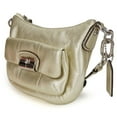 thumbnail image 2 of Pre-Owned Coach Shoulder Bag 14771 Christine Leather Champagne Gold Pochette Women's... (Good), 2 of 11