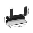 thumbnail image 4 of Ganfancp Estante de Acero Inoxidable para Tapas de Ollas Estante de Almacenamiento Engrosado No Perforado Cocina Doméstica Estante de Pared para Cubos Estantes Multifunción Ofertas de La Semana 1* Es, 4 of 7