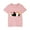 Pink, variant on JoyHoop Girls Letter Print Short Sleeves Casual Tops Chicken Graphic T-Shirt