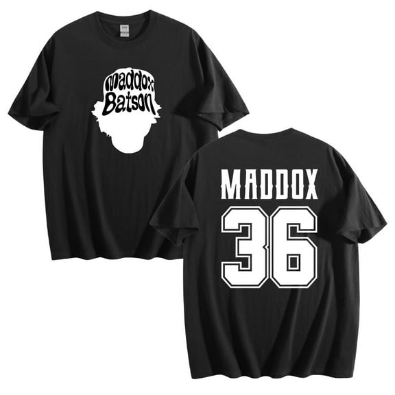 Maddox Batson 36 Cotton T-shirt Men Women Short Sleeve Crewneck Tee Casual Streetwear Clothes