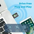 thumbnail image 4 of Dual Band 600Mbps USB WiFi Wireless Dongle AC600 Lan Network Adapter 2.4GHz 5GHz V3N2, 4 of 8
