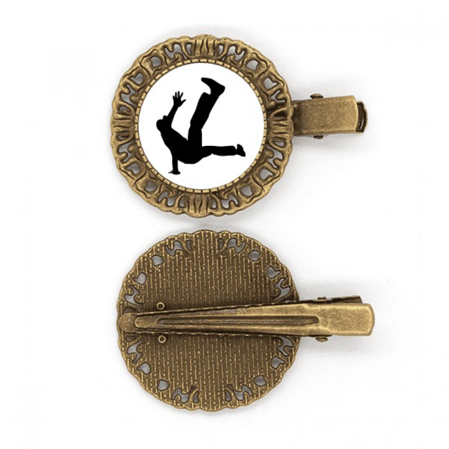 Jumping Dancer Sports hip hop Broche broche broche broche broche broche