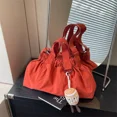 thumbnail image 4 of Bolsos de mano LinDeJuan Gran capacidad con compartimento interior y asa superior Lona, 4 of 5