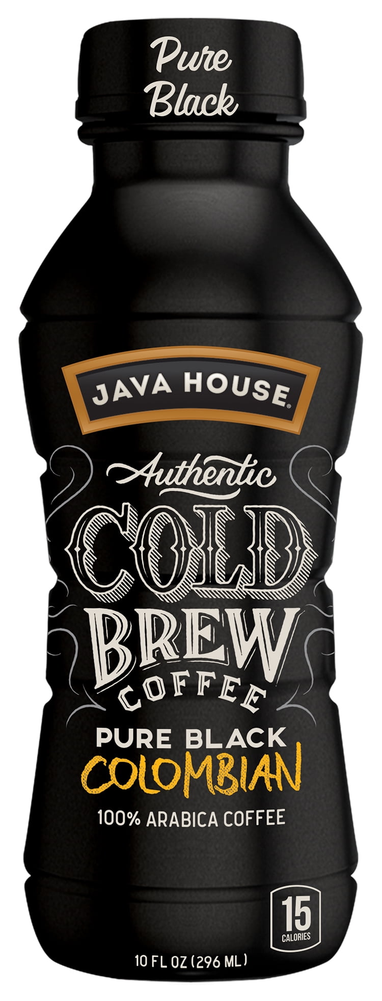 Java House Authentic Cold Brew Coffee, Colombian Black, 10 Oz, 1 Count