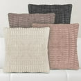 thumbnail image 1 of ZYNERY Juego de 4 Fundas de Almohada,Funda de Cojín Decorativas de Pana Suave y Cuadrado 45 x 45 cm,Cómodo y Lavable a Máquina,para Sofá,Cama,Automóvil, Exterior,Decoración de Navidad(Serie beige), 1 of 7