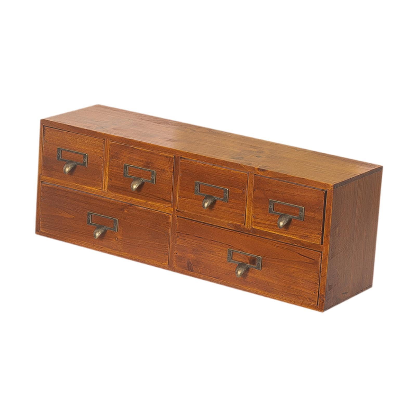 ZheElen Wood Desktop Organizer Office Desk Organizer Efficiently Saves Space On Work Drawer Desk Documents