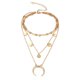 thumbnail image 4 of Joyería de cadena de collar con colgante de aleación multicapa para mujer JM, 4 of 5