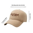 thumbnail image 3 of Baqcunre Baseball Cap Caps Men Women Fashion Baseball Cap Cotton Baseball Cap Spring And Summer Letters Embroidered Curved Brim Outdoor Travel Hat Womens Baseball Caps Sun Hats for Women, 3 of 4