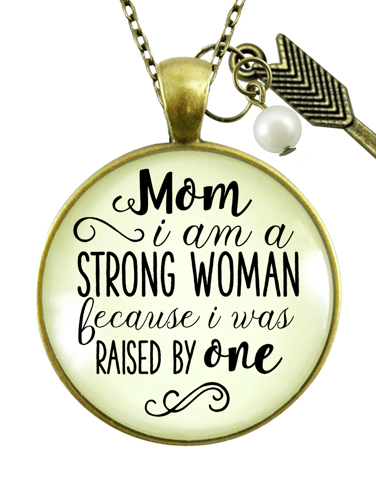 Necklace Gift For Girlfriend Gift For Wife Perfect Gift Necklace You Are Strong Brave Necklace