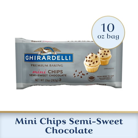 UPC 747599610271 product image for GHIRARDELLI Mini Semi-Sweet Chocolate Premium Baking Chips  10 oz Bag | upcitemdb.com
