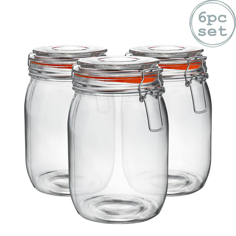 video]rschef 1 Piece Glass Storage Bottles Jars With Lid Large Capacity  Honey Candy Jar Kitchen Container Sealed With Cover - Storage Bottles & Jars  - AliExpress