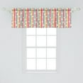 thumbnail image 2 of Ambesonne Vintage Valance Pack of 2, Vertical Colorful Stripes, 54"X18", Multicolor, 2 of 4
