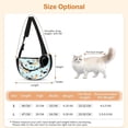 thumbnail image 3 of Bolsa De Transporte Para Perros Y Gatos, Bolsas Portátiles Para Mascotas, Bolsa De Hombro Transpirable, Viajes, Senderismo, Camping, Para Gatos Pequeños, Perros Pequeños, Azul B, 3 of 5