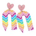 thumbnail image 4 of Pendientes Colgantes Shaofei Estilo Dulce Acrílico Color Contraste, 4 of 5