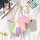 thumbnail image 2 of Bolsa de hombro de cuero PU con remaches de dinosaurio a la moda, monedero con cadena para niñas (rosa) Ehuebsd Para Estrenar, 2 of 9