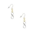 thumbnail image 2 of Delight Jewelry Silvertone Family Infinity Sign Gold Tone Infinity French Earrings, 2 of 4