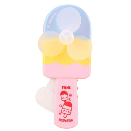 Mosunx Interesting Palm pressure Mini Fan Ice Cream shape Cute Squeeze Toys