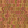 thumbnail image 1 of Ahgly Company Machine Washable Indoor Square Transitional Lava Red Area Rugs, 5' Square, 1 of 7