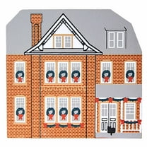 Cat's Meow Village 4.50In Wheeler Stallard House, Wood, Rocky Mountain 1991 Retired 9914