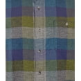 thumbnail image 3 of Men's Canyon Beach Flannel Bonfire Check Long Sleeve Shirt Large, 3 of 5