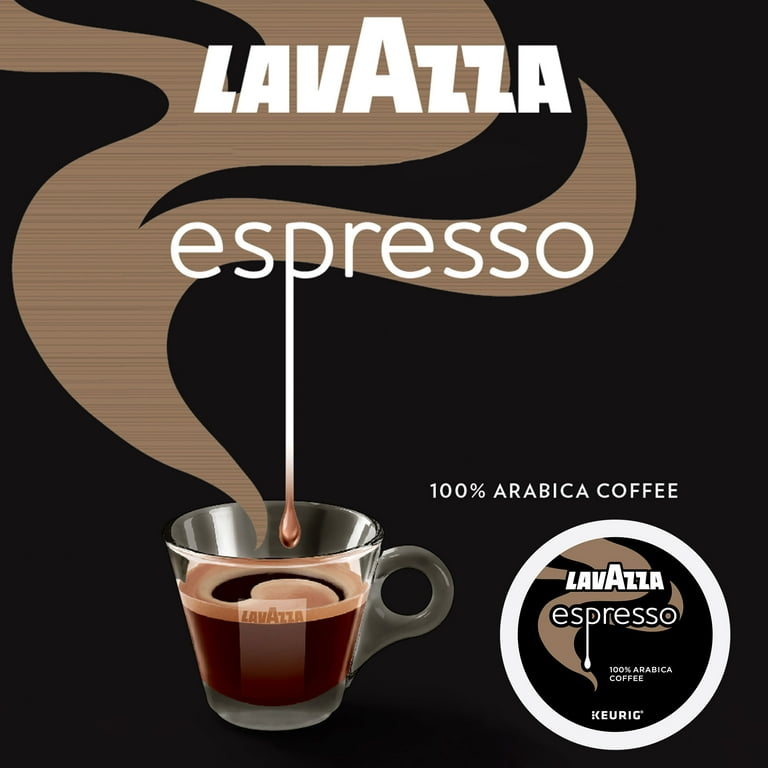 Lavazza Espresso Single Serve Coffee K Cup Pods for Keurig Brewer