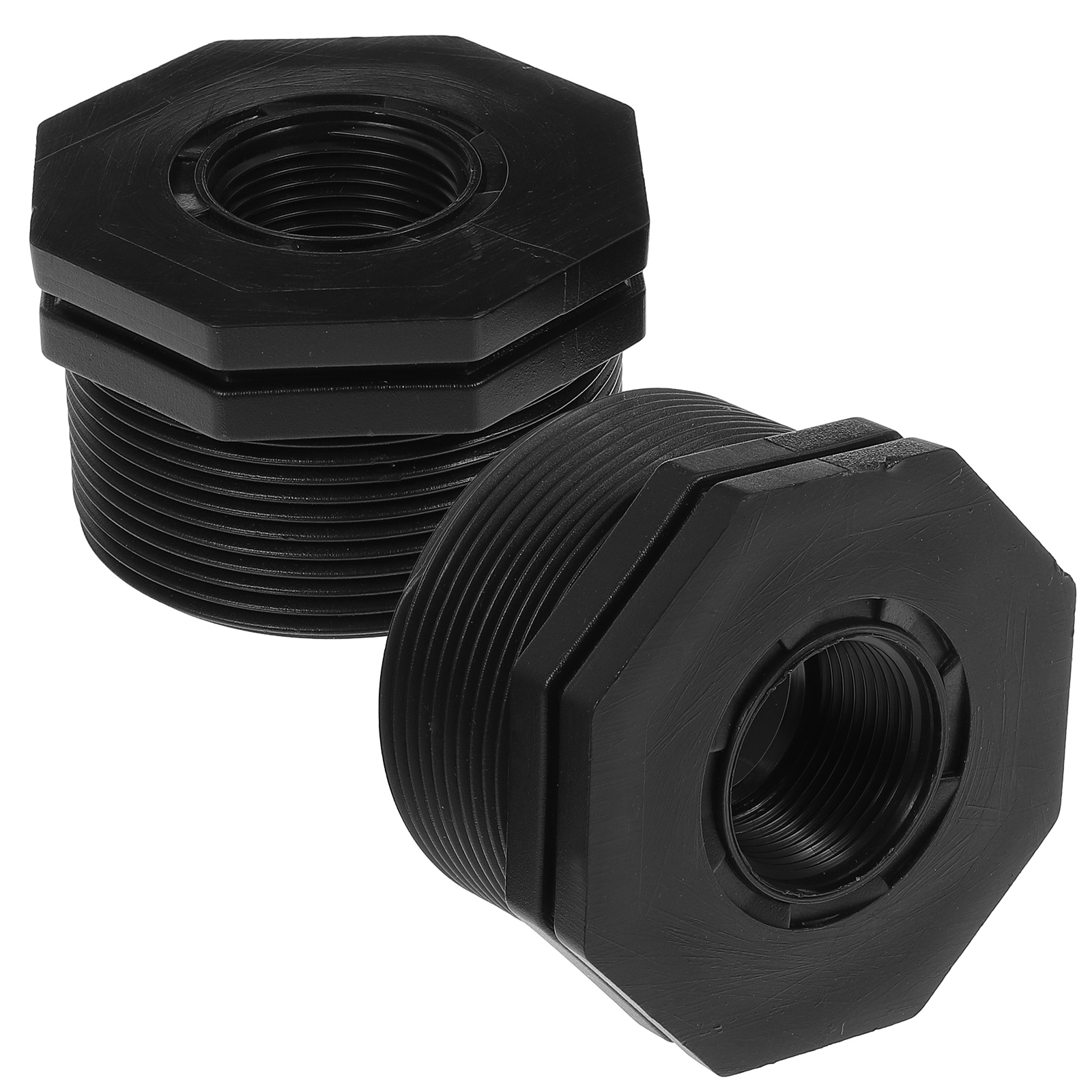 2pcs Bulkhead Fitting Hose Repair Bulkhead Fitting 2 to 3/4 Inch