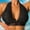 Black, variant on Ofreoo Floral Lace Halter Bralette for Women Unpadded Wirefree Bra Crop Top with Hook and Eye Closure Back Deal of the Week