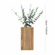thumbnail image 2 of Macetero de pared, jarrón de madera con macetero para colgar en la pared, vertical, para dormitorio, salón y hogar, 2 of 4