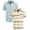 Stripes/Blue Lizards, variant on Body Glove Boys' Woven Shirt - Short Sleeve Button Down Summer Beach Shirt (1 or 2 Pack, S-XL)