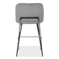 thumbnail image 2 of Topline Home Furnishings Dark Grey Counter Height Chair, 2 of 5
