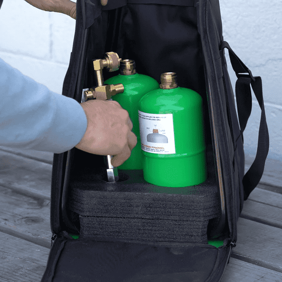 Refillable 1LB Propane Travel Kit