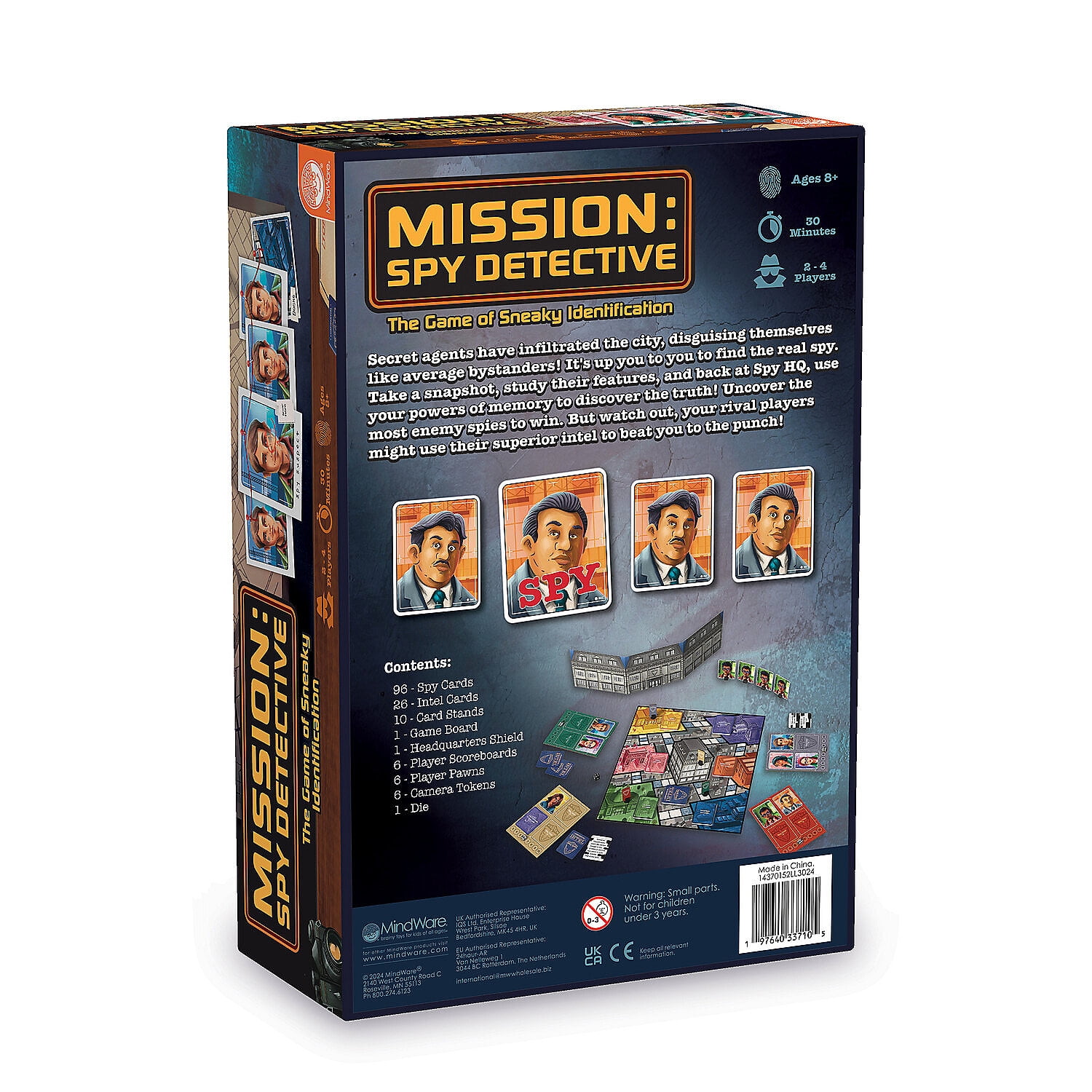 MindWare Mission: Spy Detective Family Board Game - Spy Game For 8 Year Olds and Up