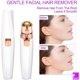 thumbnail image 2 of Depilación facial para mujeres, recortadora de cejas recargable y depilación sin dolor 2 en 1 Depiladora eléctrica para cejas Luz LED incorporada para labios Nariz Cara Cuerpo Melocotón Fuzz Namotu HMHZ413, 2 of 7