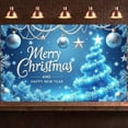 thumbnail image 5 of Blue Christmas Tree Merry Christmas New Year Ornaments Holiday for Winter Celebration Indoor Decor Event Decoration, 5 of 9
