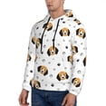 thumbnail image 2 of Hoodies for Men - Dog Puppy Paw Long Sleeve Comfrt Men'S Fashion Hoodies & Sweatshirts, Sweatshirts for Men Hoodies Pullover Clothing Clothes with Pouch, 2 of 7