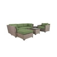 thumbnail image 3 of TK Classics Florence Wicker 8 Piece Patio Conversation Set with End Table and 2 Sets of Cushion Covers, 3 of 12
