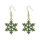 thumbnail image 1 of Pendientes colgantes, accesorios de vestuario, joyas, pendientes navideños para club, San Valentín. verde, 1 of 9
