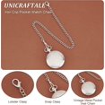 thumbnail image 5 of 2Pcs 2 Colors Pocket Watch Chain Vintage Heavy Duty Pocket Chain with Lobster Clasp and Snap Clasp 36.2cm Clip Pocket Chain for DIY Making, 5 of 7