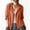 Orange, variant on Cmfcve Gauze Hoodie Shirts for Women Sun Protection Beach Cover Ups Lightweight Long Sleeve Button Down Blouses