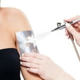 thumbnail image 4 of 8 oz WHITE Body Art TEMPORARY TATTOO AIRBRUSH PAINT Ink, 4 of 4